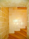 Schody s naznaenou vazbou kvdr / Textura - otisk houby / Zvltn efekty