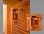 Nika s vzou - iluze / Trompe l'oeil / Nstnn figurln malba