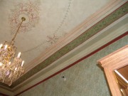 Zmek velk klasicistn strop detail / Trojvrstv ablona / Stnovan ablona