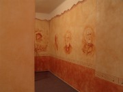 Galerie podobizen G. Verdiho -  nejstar lta / Nstnn figurln kresba / Vymvan patina