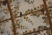 Pergola s vinnou rvou - detail / Nstnn figurln malba / Trompe l'oeil