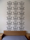 Ozdobn ornament nad postel / Jednoduch ablona / 