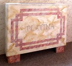 Plechov kryt raditoru / Trompe l'oeil / 