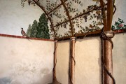 Pergola s vinnou rvou - roh / Nstnn figurln malba / Trompe l'oeil